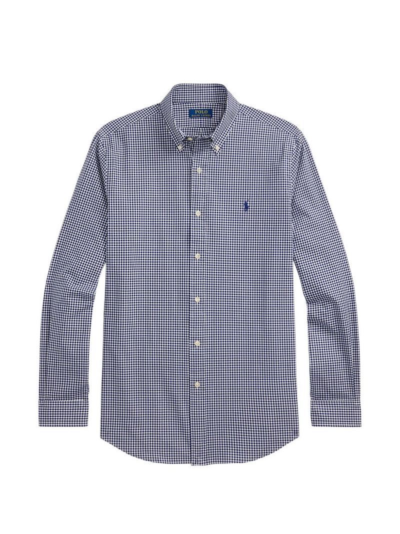 gingham-check shirt 1