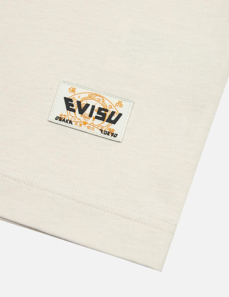 FORTUNE GOD REFLECTIVE HEAT TRANSFER PRINT LOOSE FIT T-SHIRT 11