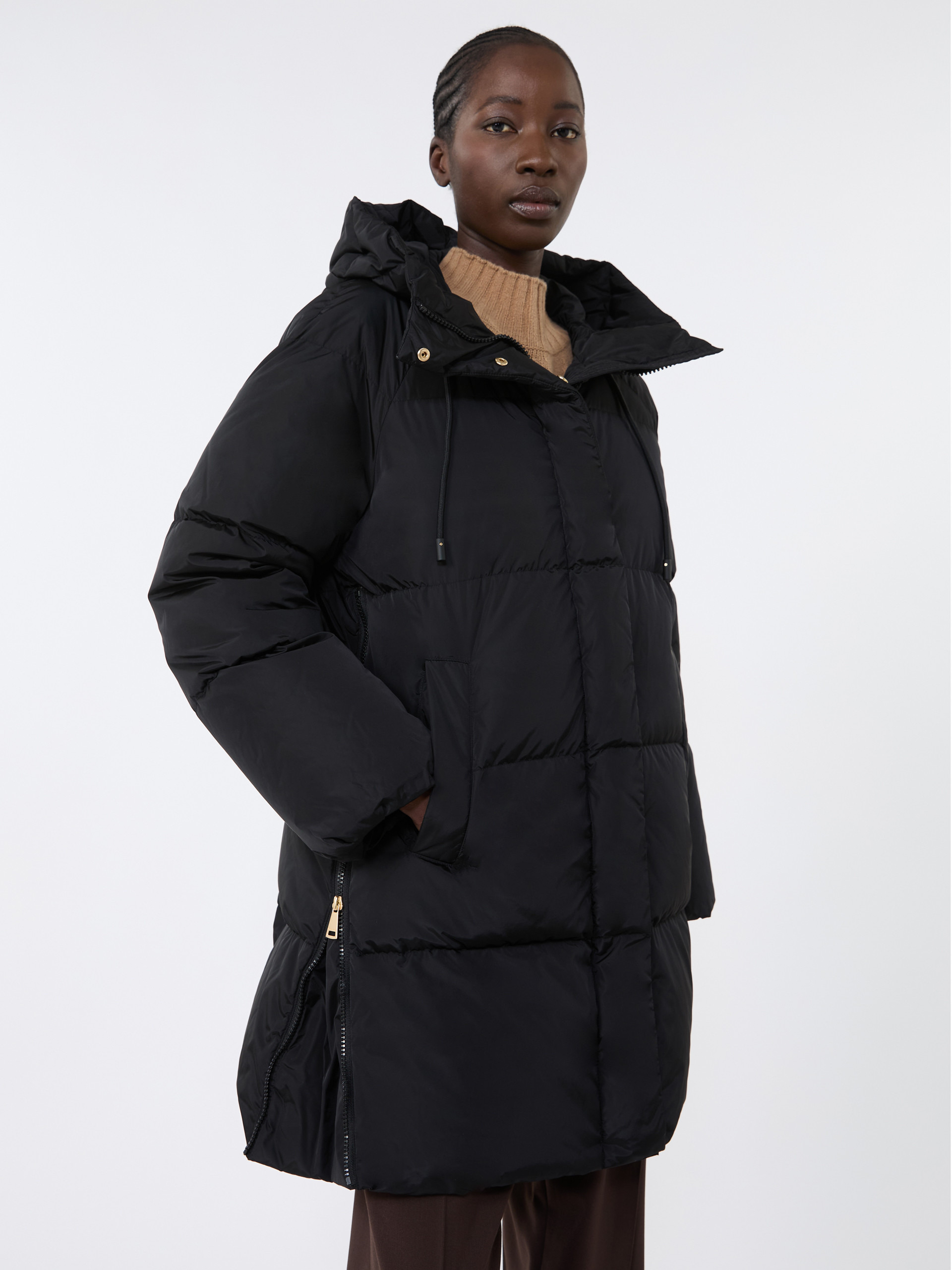 NEWBEMBO Midi parka in water-repellent taffeta - 5