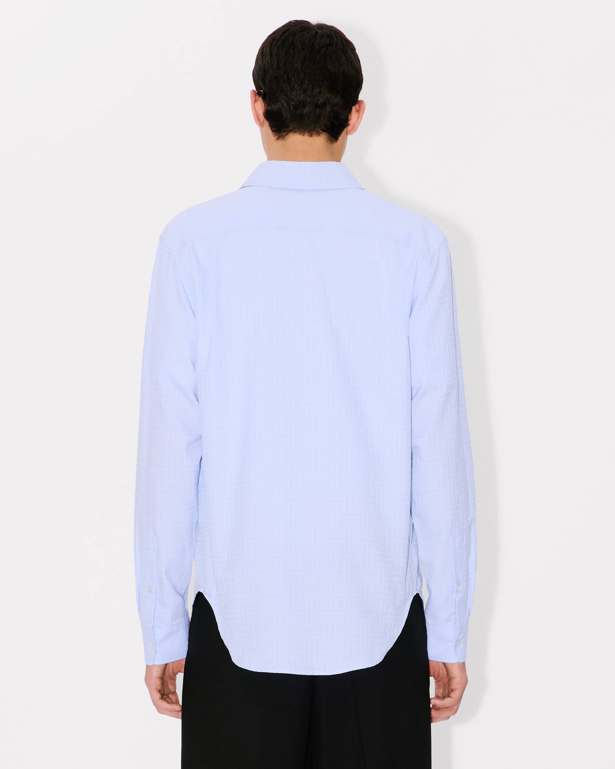 'KENZO Weave' jacquard slim shirt - 4