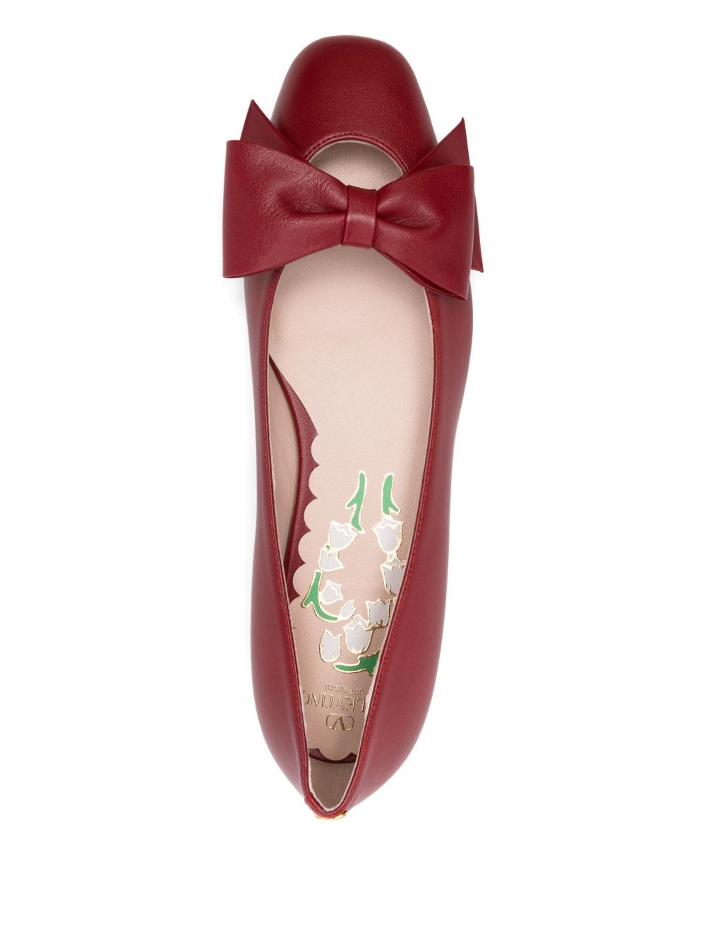 bow-details ballet flats - 4