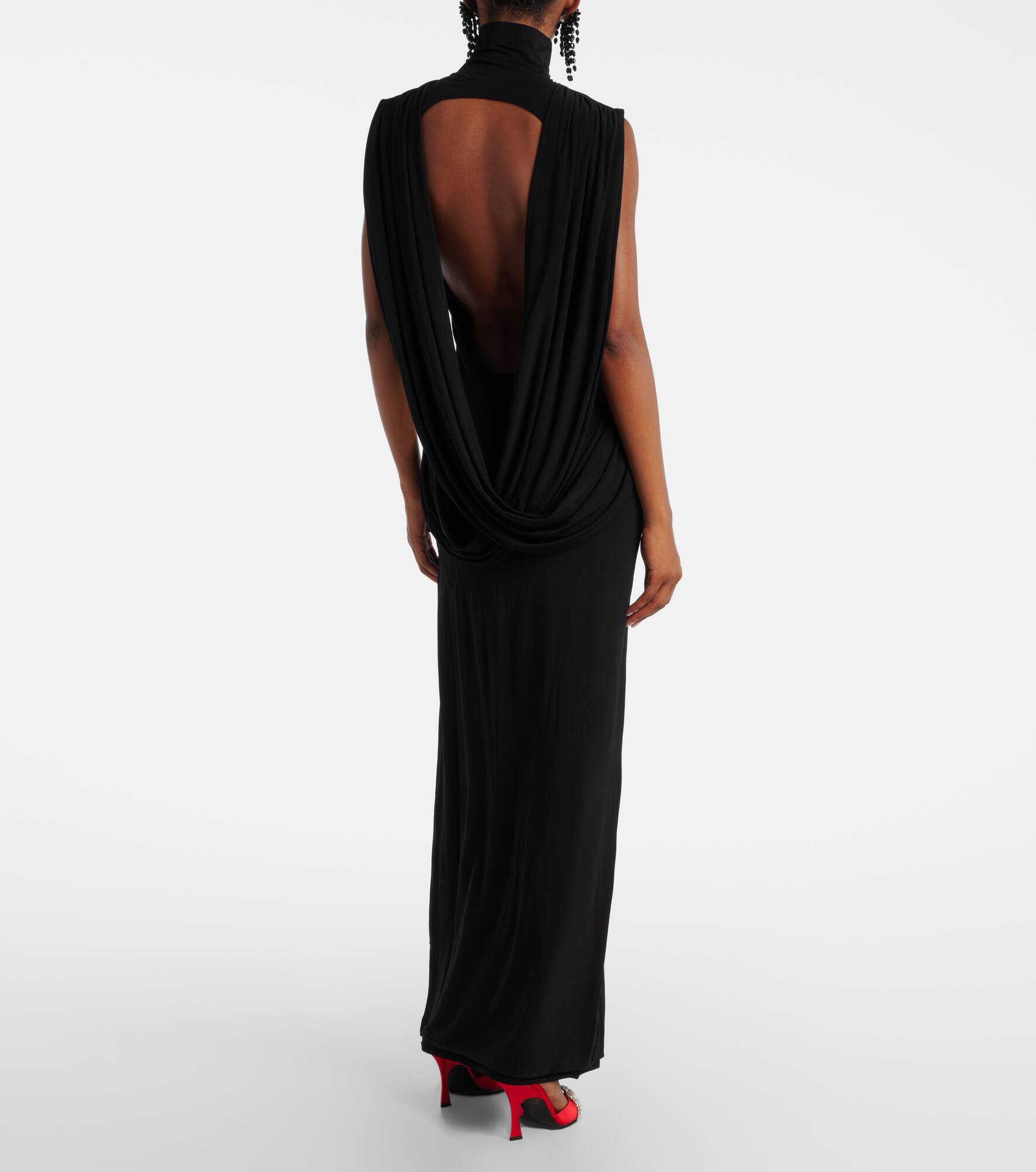 Jersey maxi dress - 3