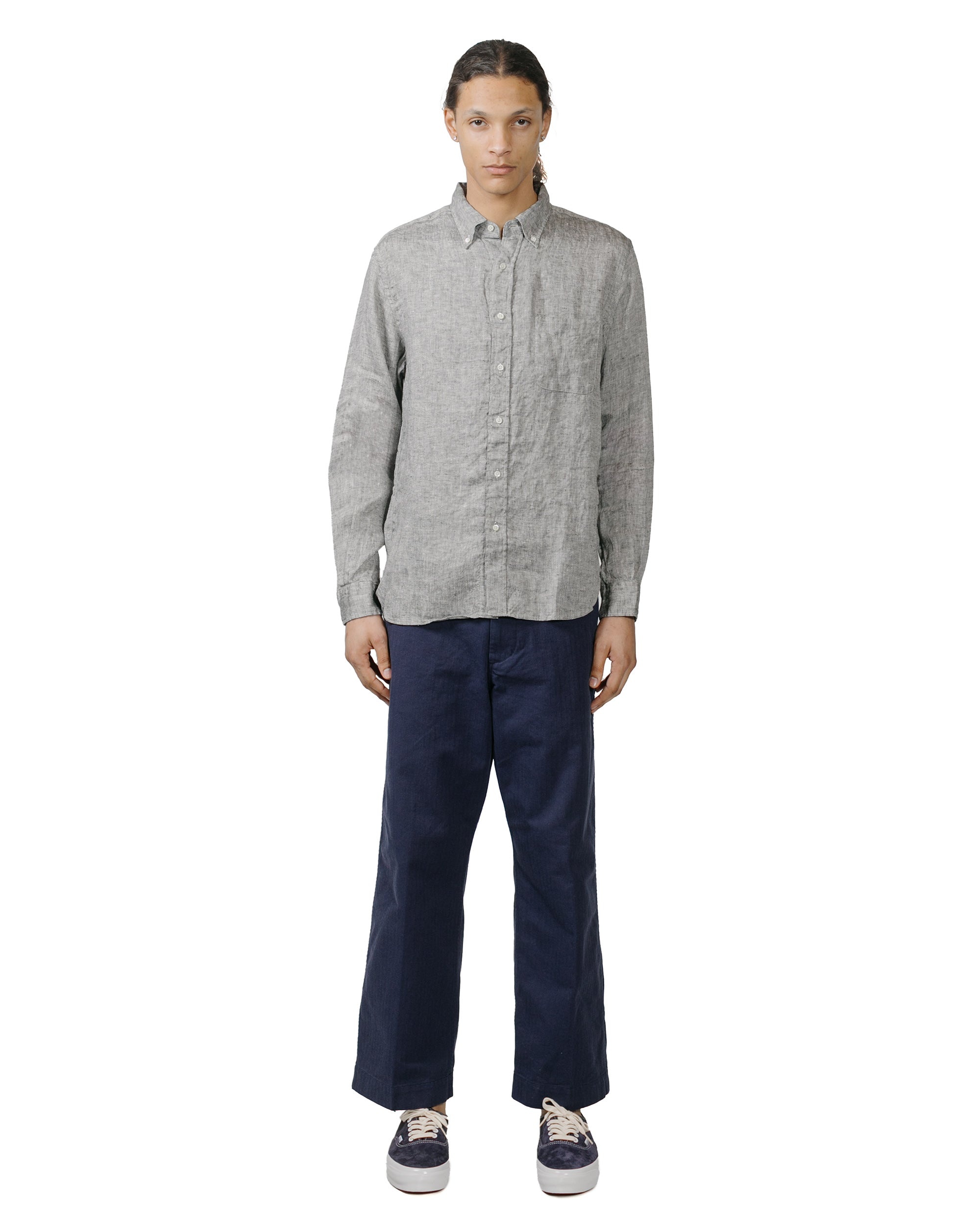 B.D. Linen Oxford Black - 4