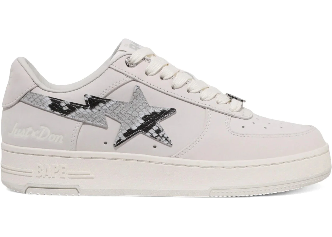A Bathing Ape Bape Sta Just Don Python White - 1