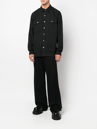 Rick Owens long-sleeve button-up shirt outlook