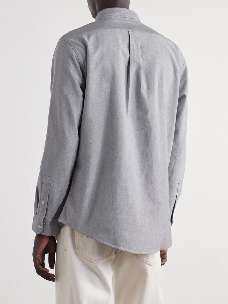 Logo-Embroidered Cotton Shirt 4