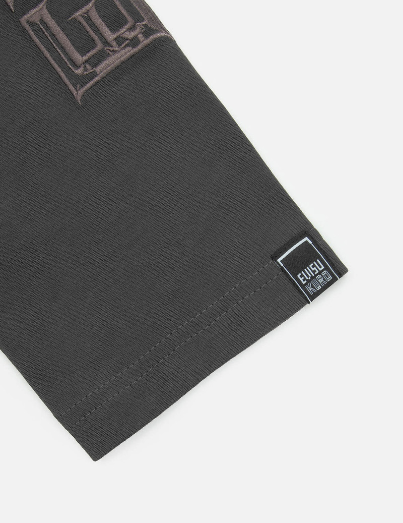 2-in-1 3D Logo Embroidery Loose Fit Long Sleeve T-shirt 8