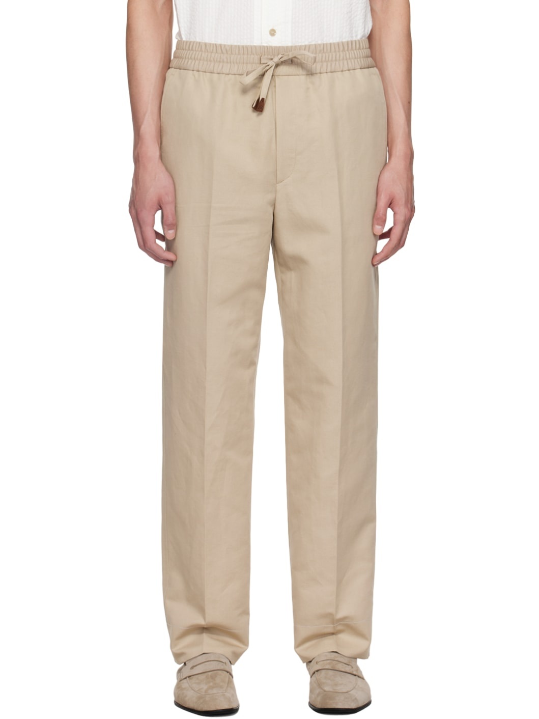 Taupe Asolo Trousers - 1