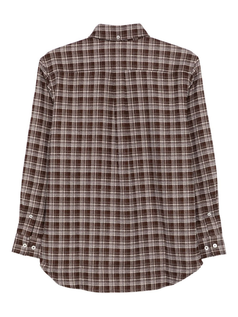 Dunst check button-down shirt outlook