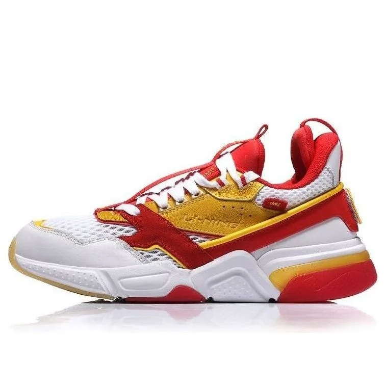 (WMNS) Li-Ning Stylish Shoes 'White Red Yellow' AGLN246-2 - 1