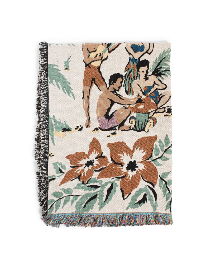 Trippin' Beach Throw Blanket 1