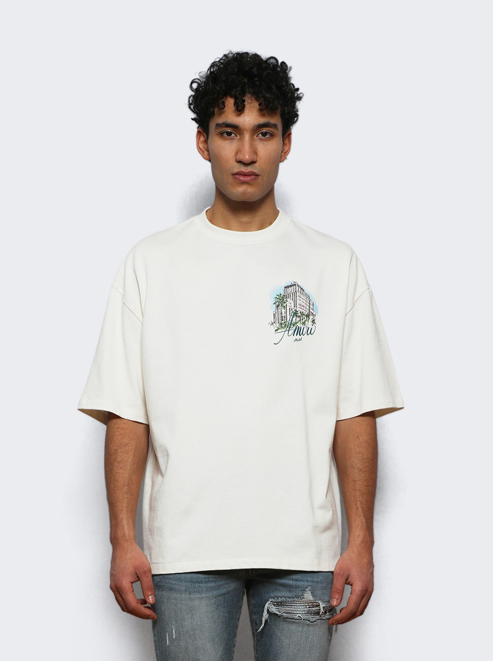 Hotel Oversized Tee White - 2