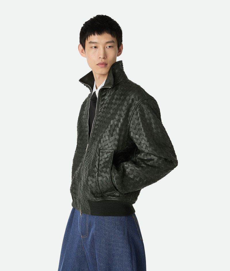 Bottega Veneta Intrecciato Leather Blouson outlook