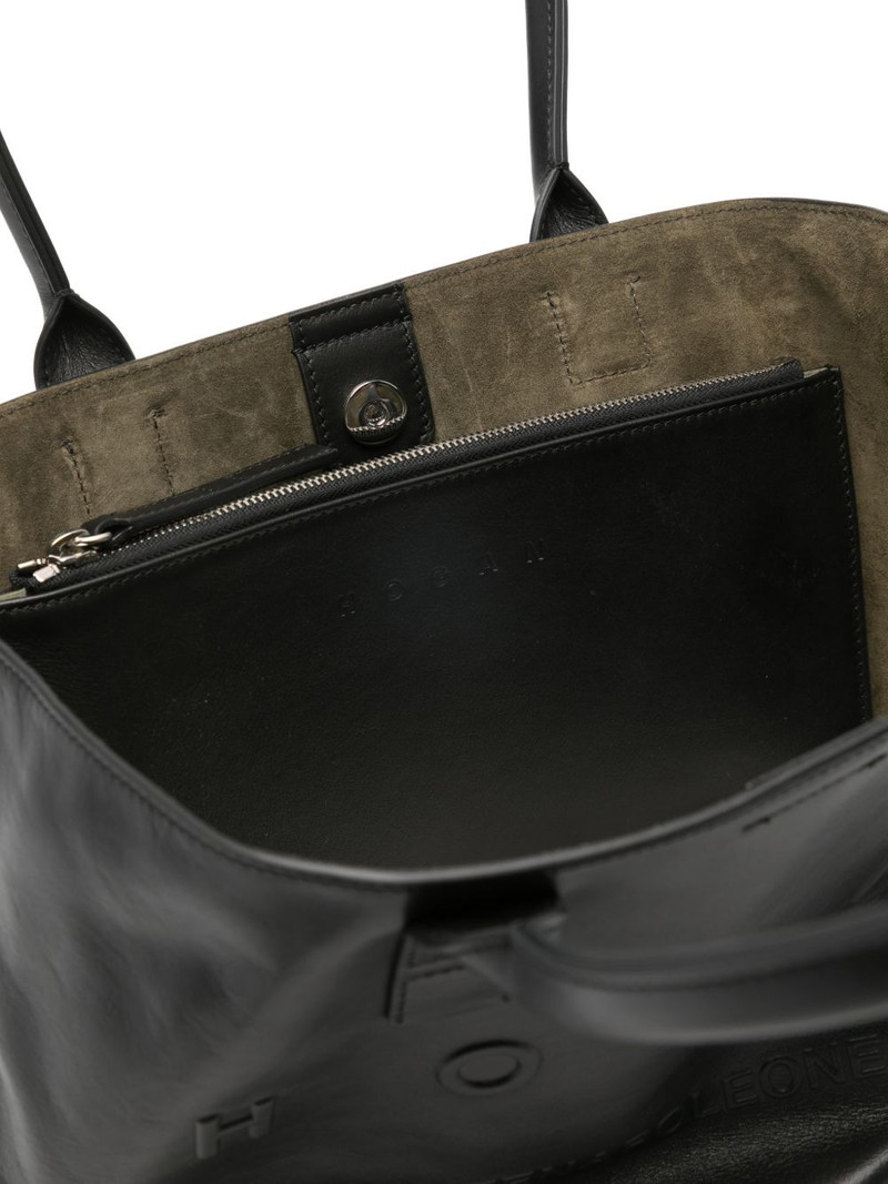 small Address embossed tote bag 5
