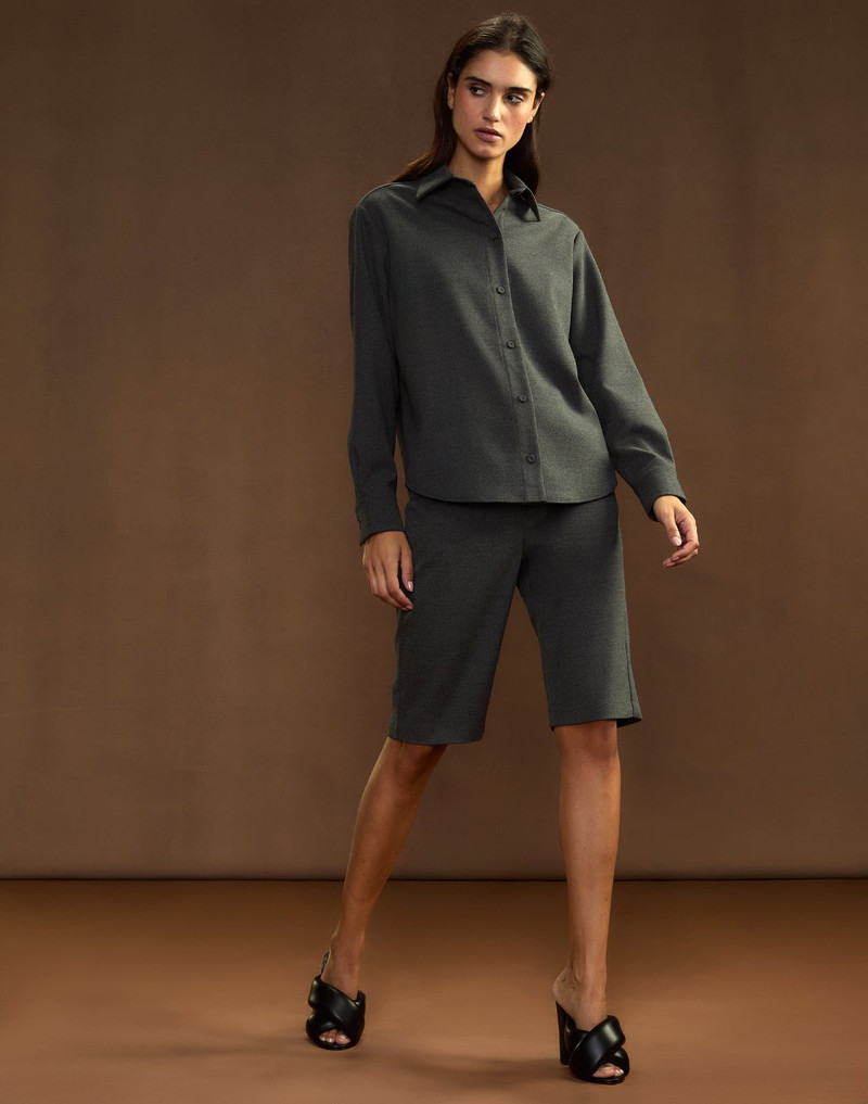 Wellesley Flannel Suiting Shorts 4