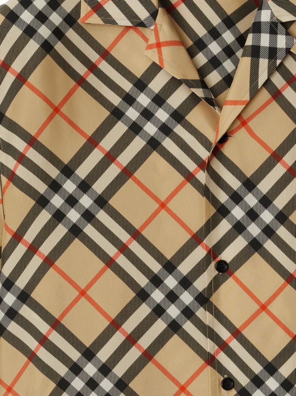Nova check silk shirt - 3