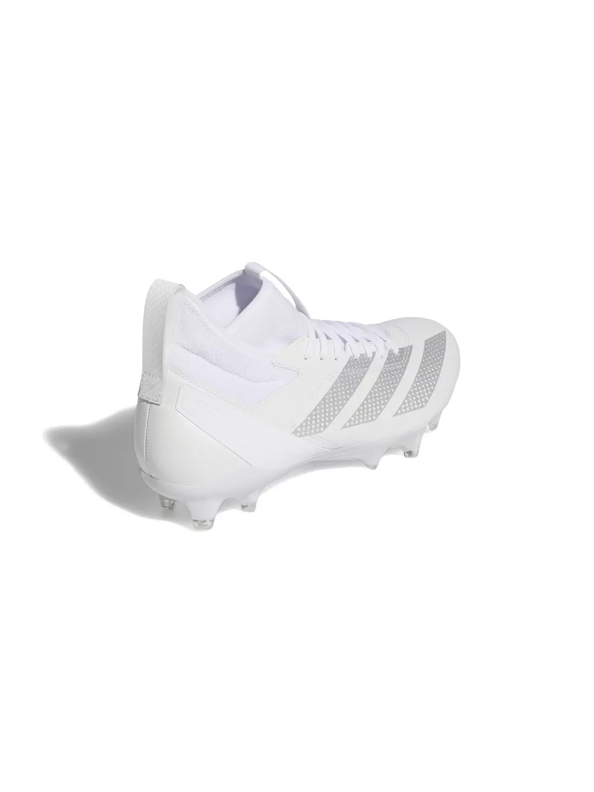 Adizero Impact "Ftwr White/Silver Metallic/Ftwr White" Unisex Football Cleat - 4