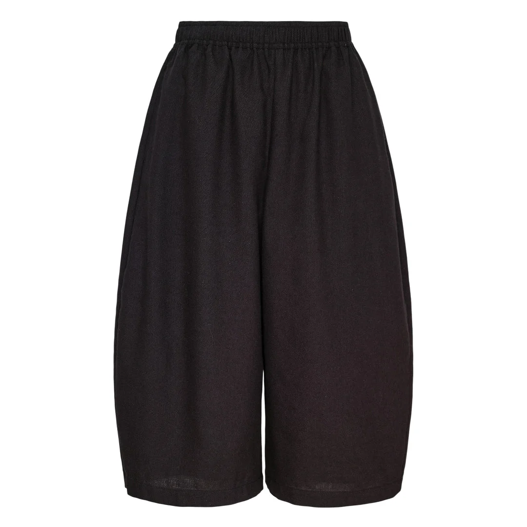 Wide Leg Stretch Trousers - 1