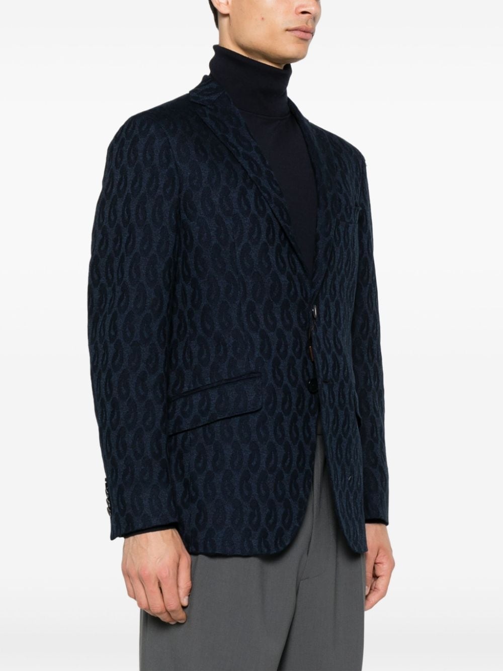cotton blazer - 3