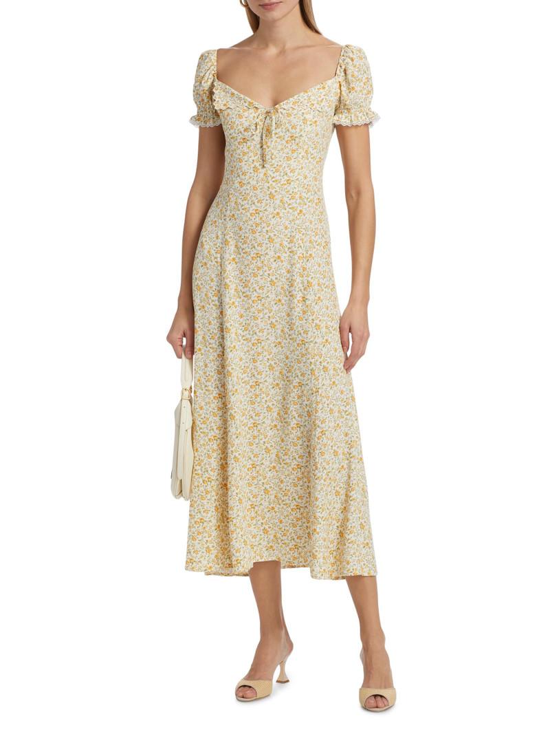 Women's Shyla Floral Midi-Dress - Lima 3