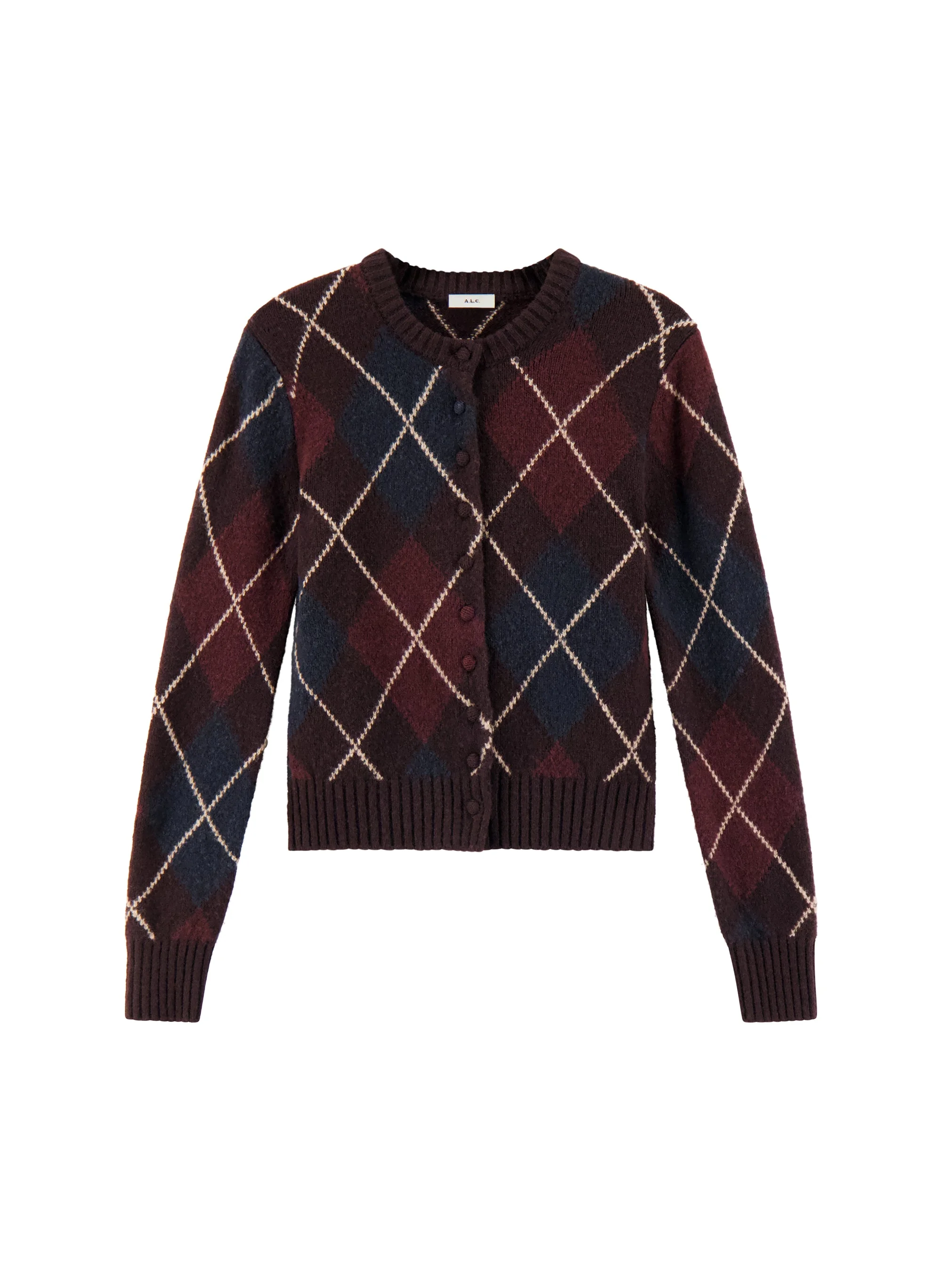 Skyler Argyle Cardigan - 1