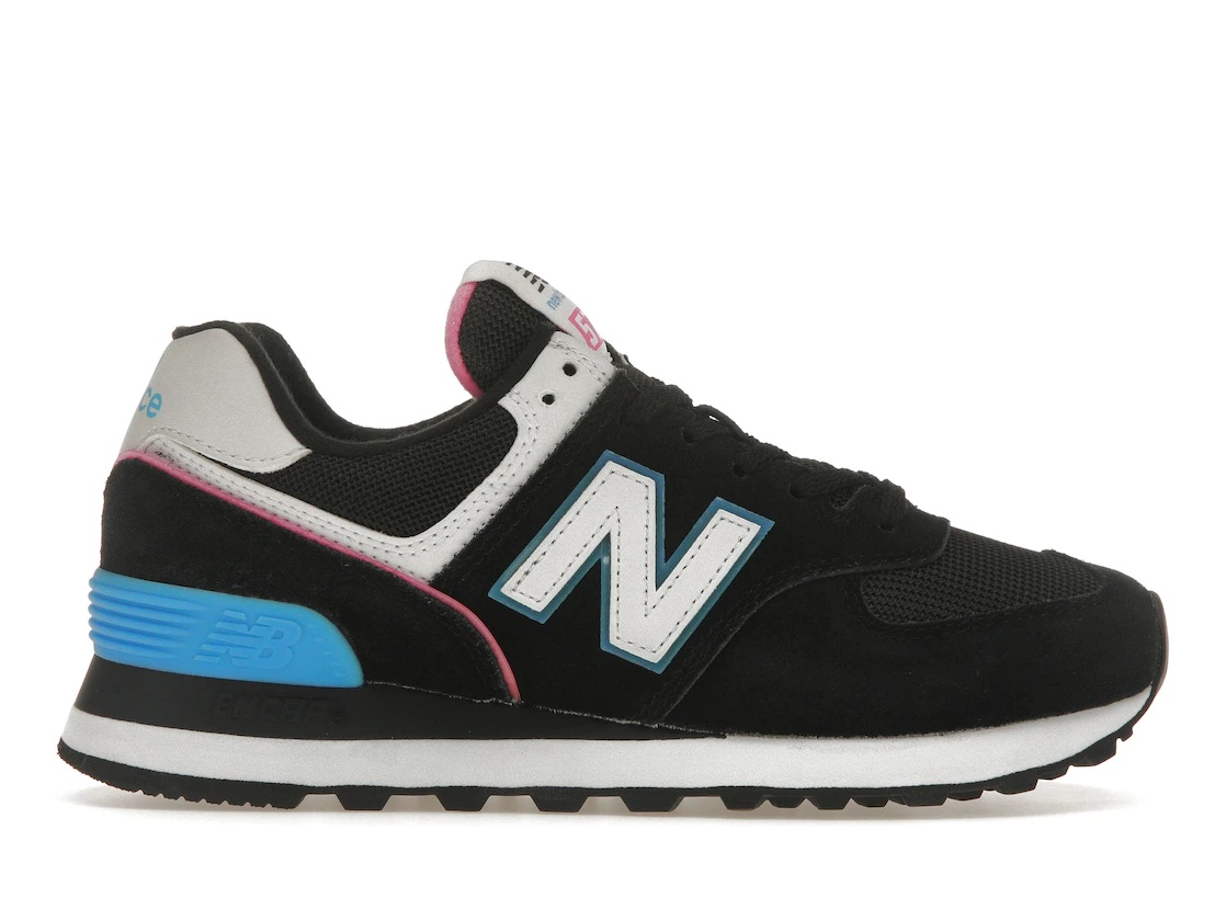 New balance wl574 w black pink hotsell