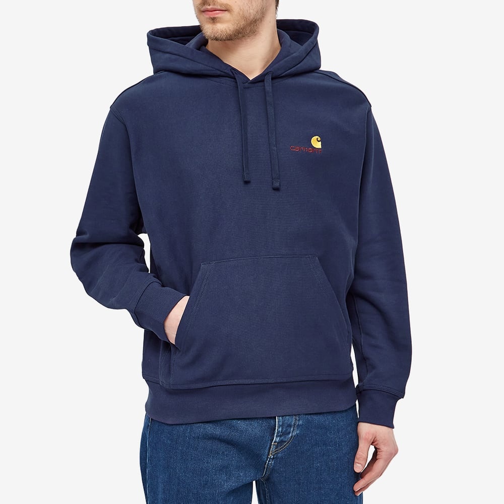 Carhartt WIP Hooded American Script Sweat - 4