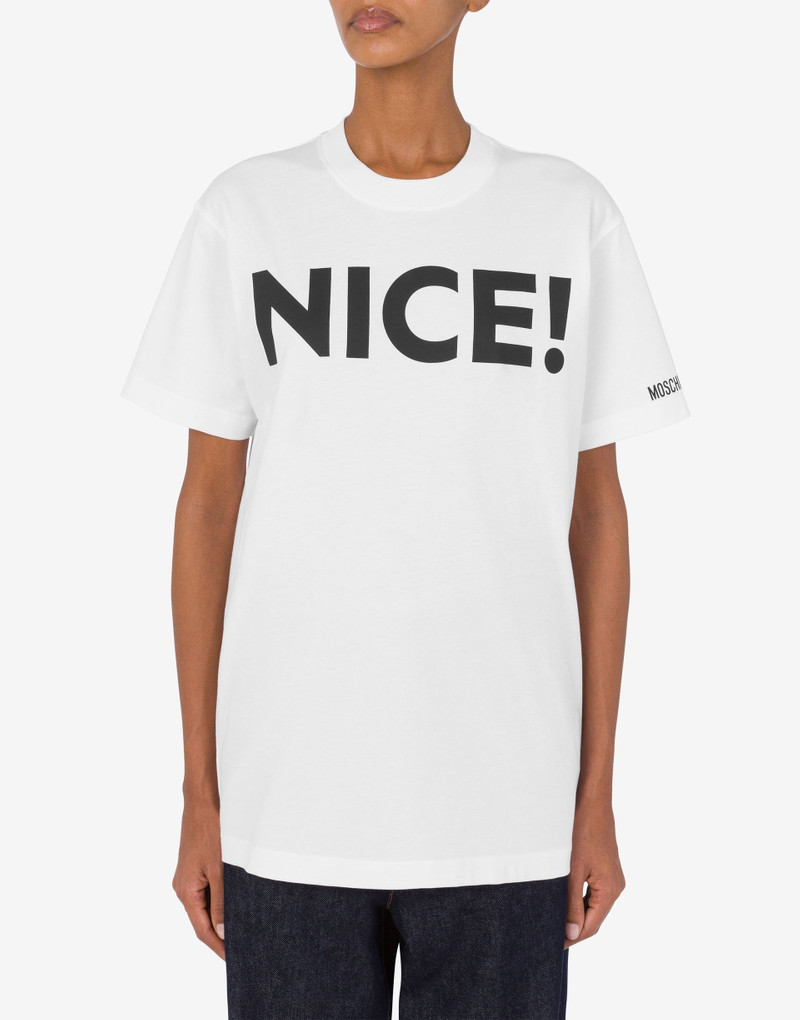 ORGANIC JERSEY T-SHIRT 'NICE!' - 1
