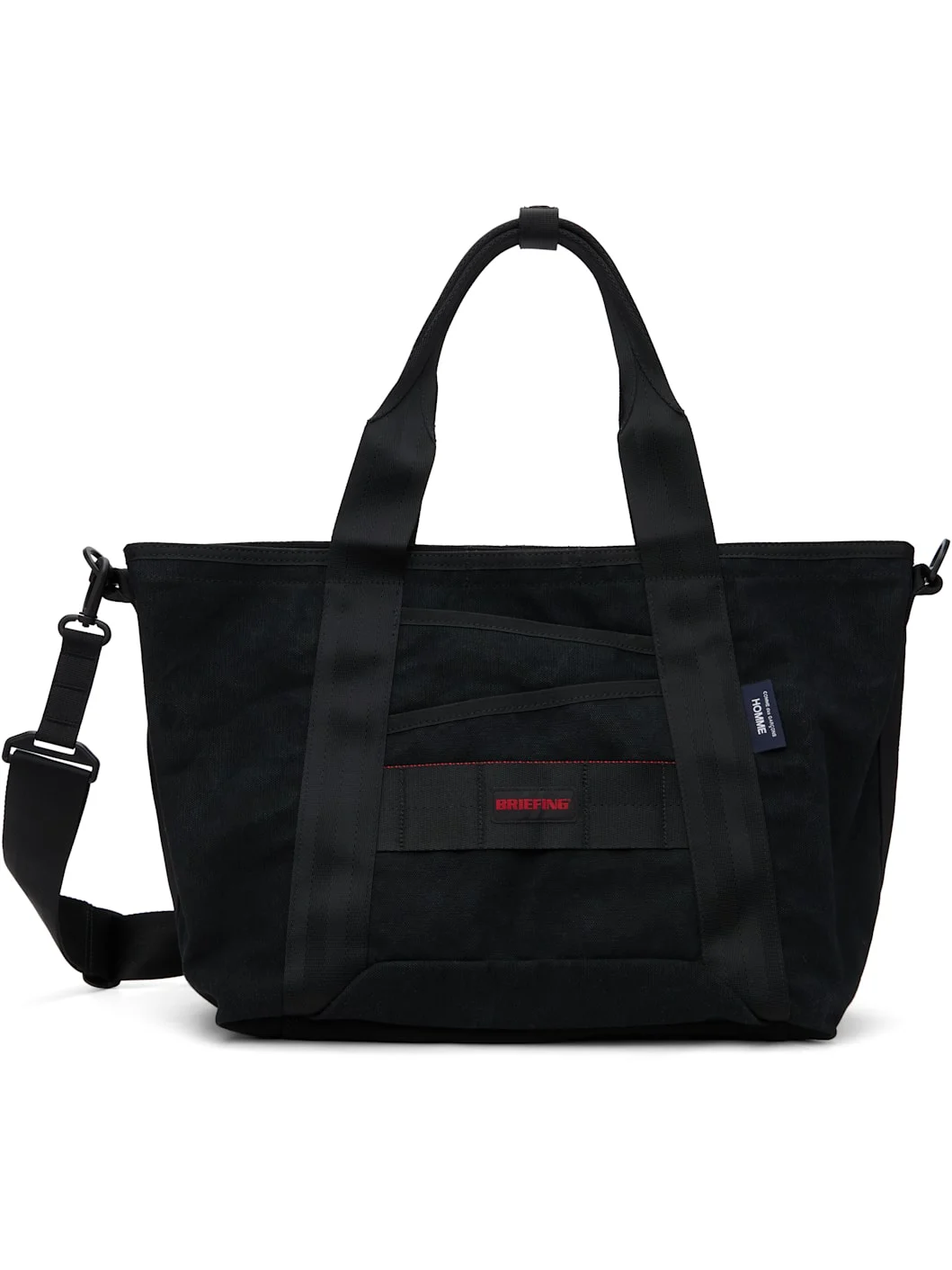 Black BRIEFING Edition Bio Stone Treated Tote - 1