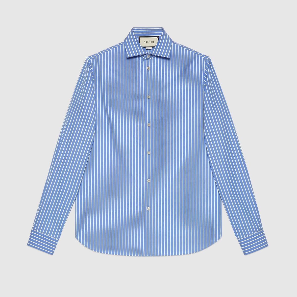 Striped cotton shirt - 1