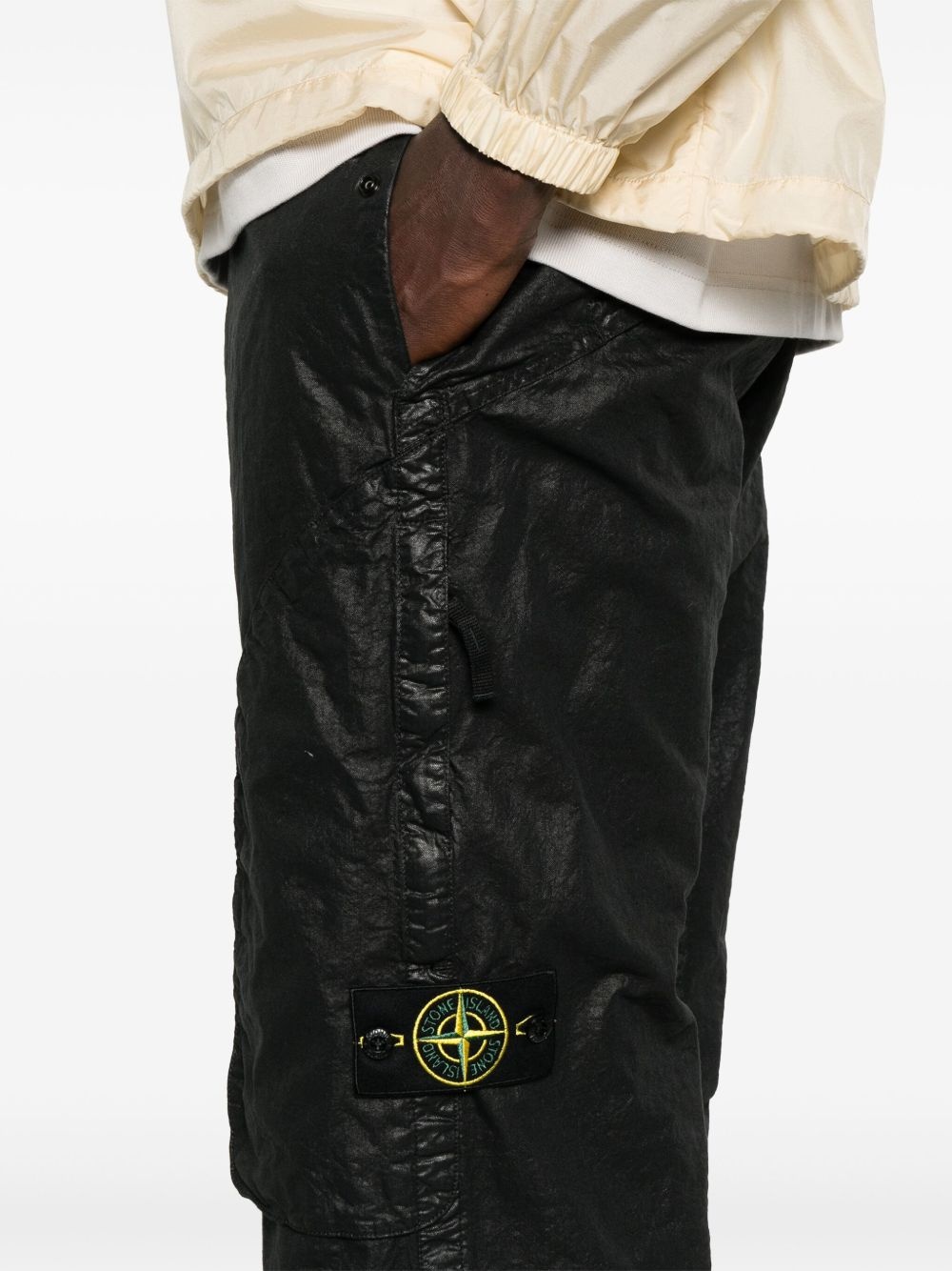 Panama-weaved cargo pants - 5