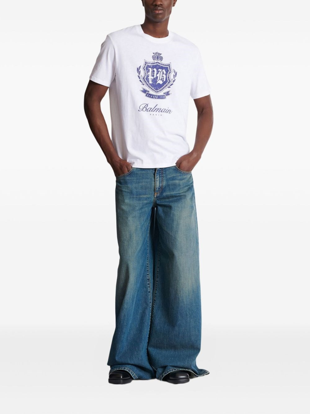 T-shirt with printed logo - 4