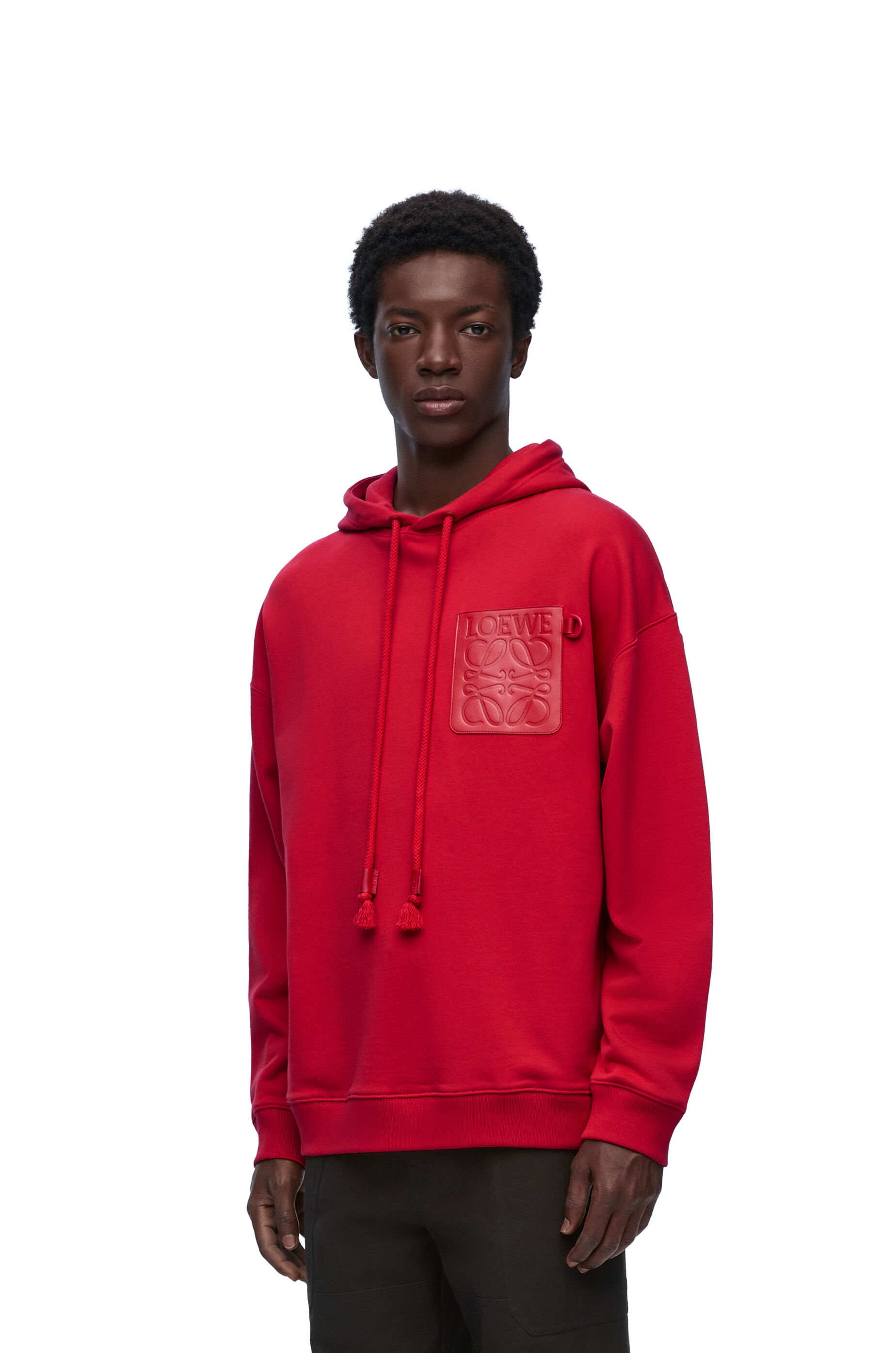 Loewe Relaxed fit hoodie in cotton - H526Y25X30-7600 | REVERSIBLE