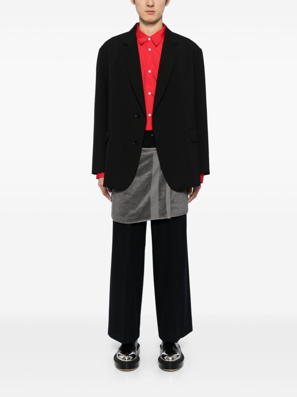 Onsen Towel felted-finish trousers - 2