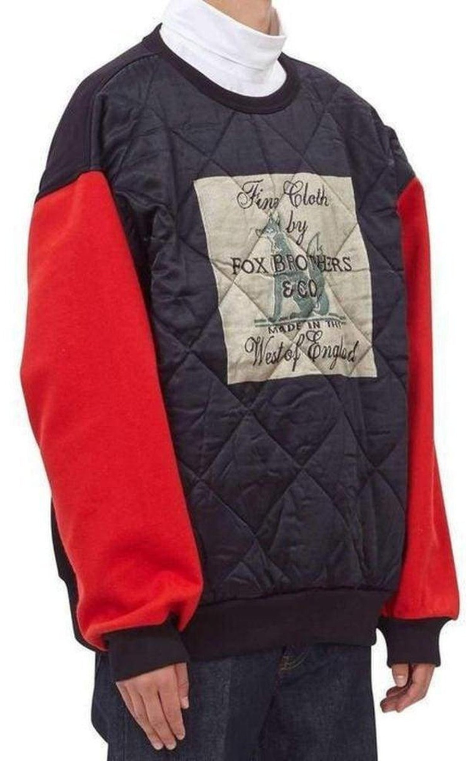 Fox Brothers Quilted Cotton Sweatshirt - 3