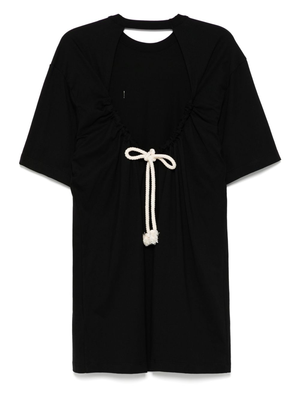 logo-embroidered dress - 2