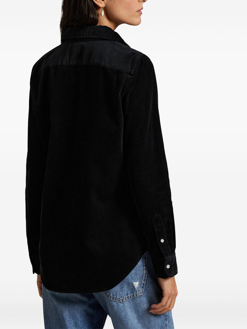 corduroy long-sleeve collared shirt 4