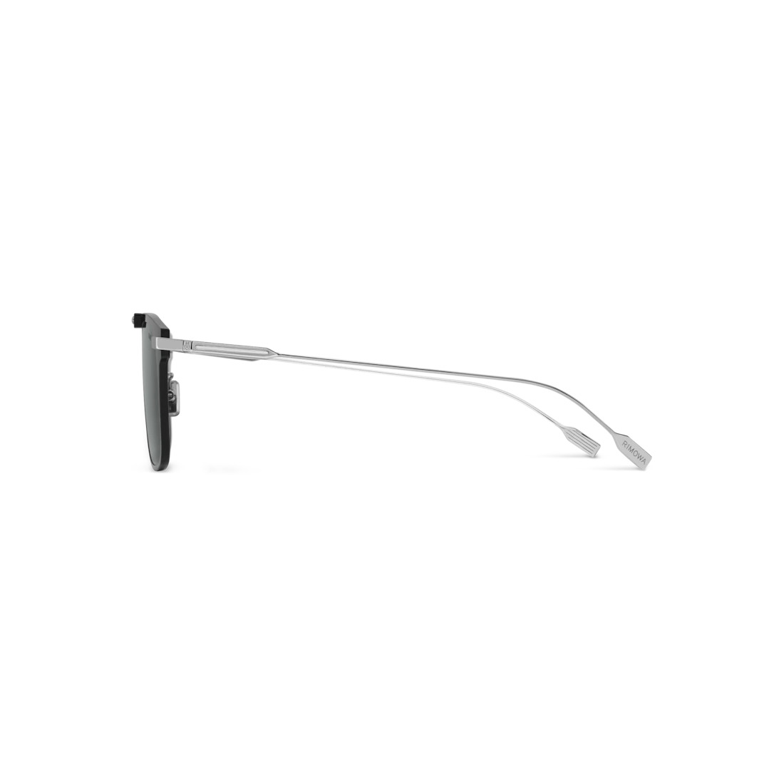 Eyewear Square Black Smoke Polarized Sunglasses - 5
