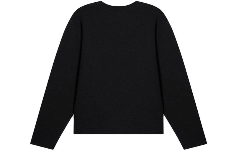 BALENCIAGA Balenciaga Languages Crew Neck Knit Sweater 'Black Multicolor' 646491T15952771 outlook