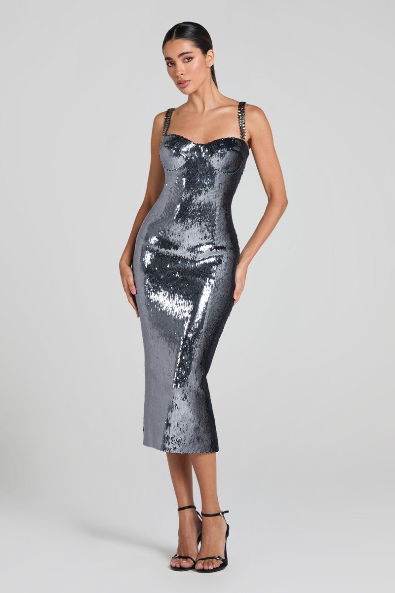 Brooke Silver Dress 1