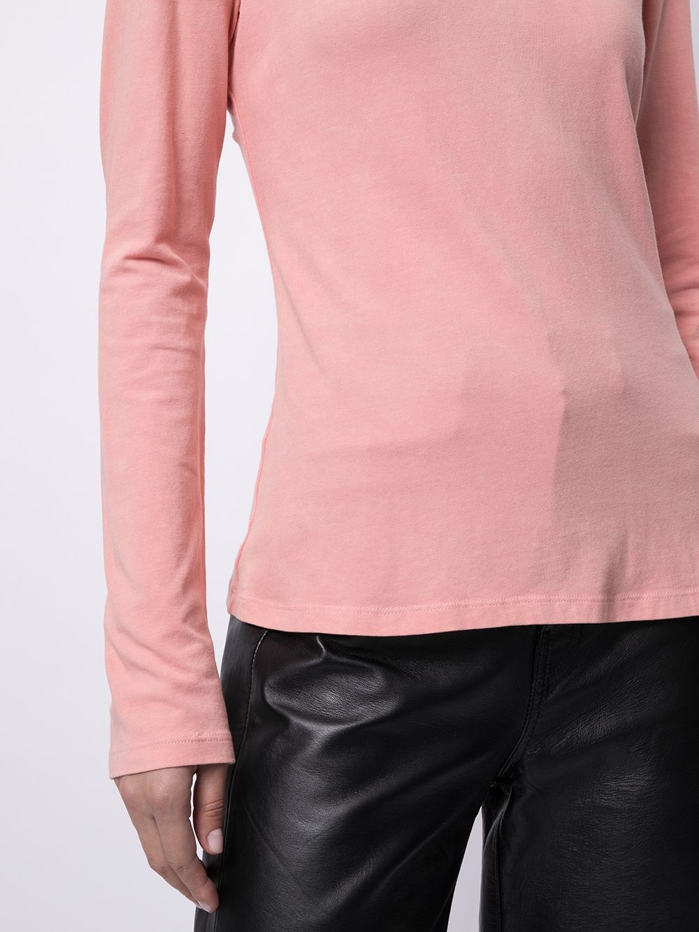 twist-detail open-back top - 5