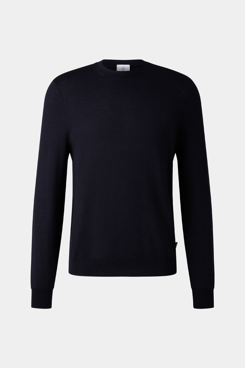 Ole pure new wool sweater in Dark blue 1