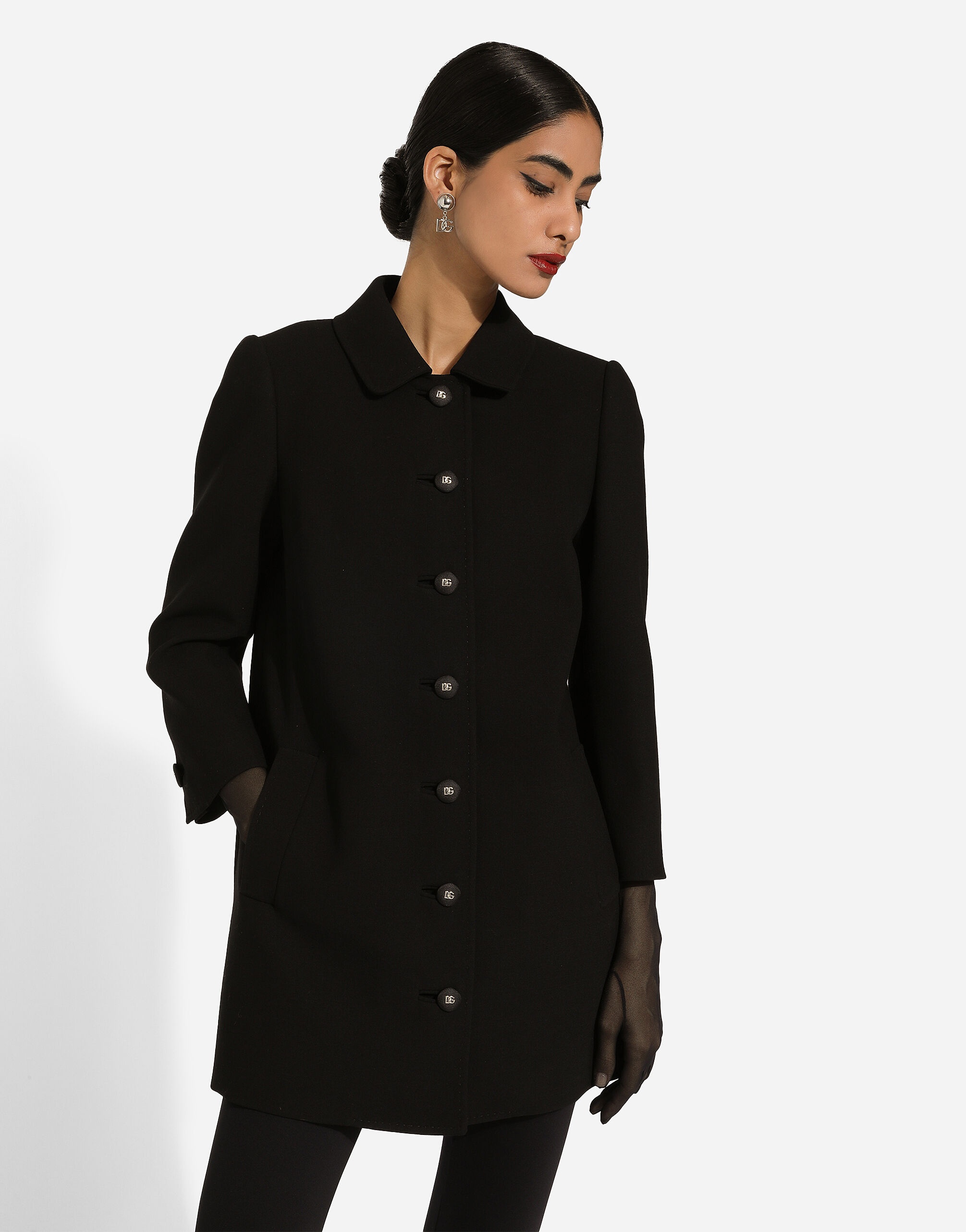 Short woolen coat - 4