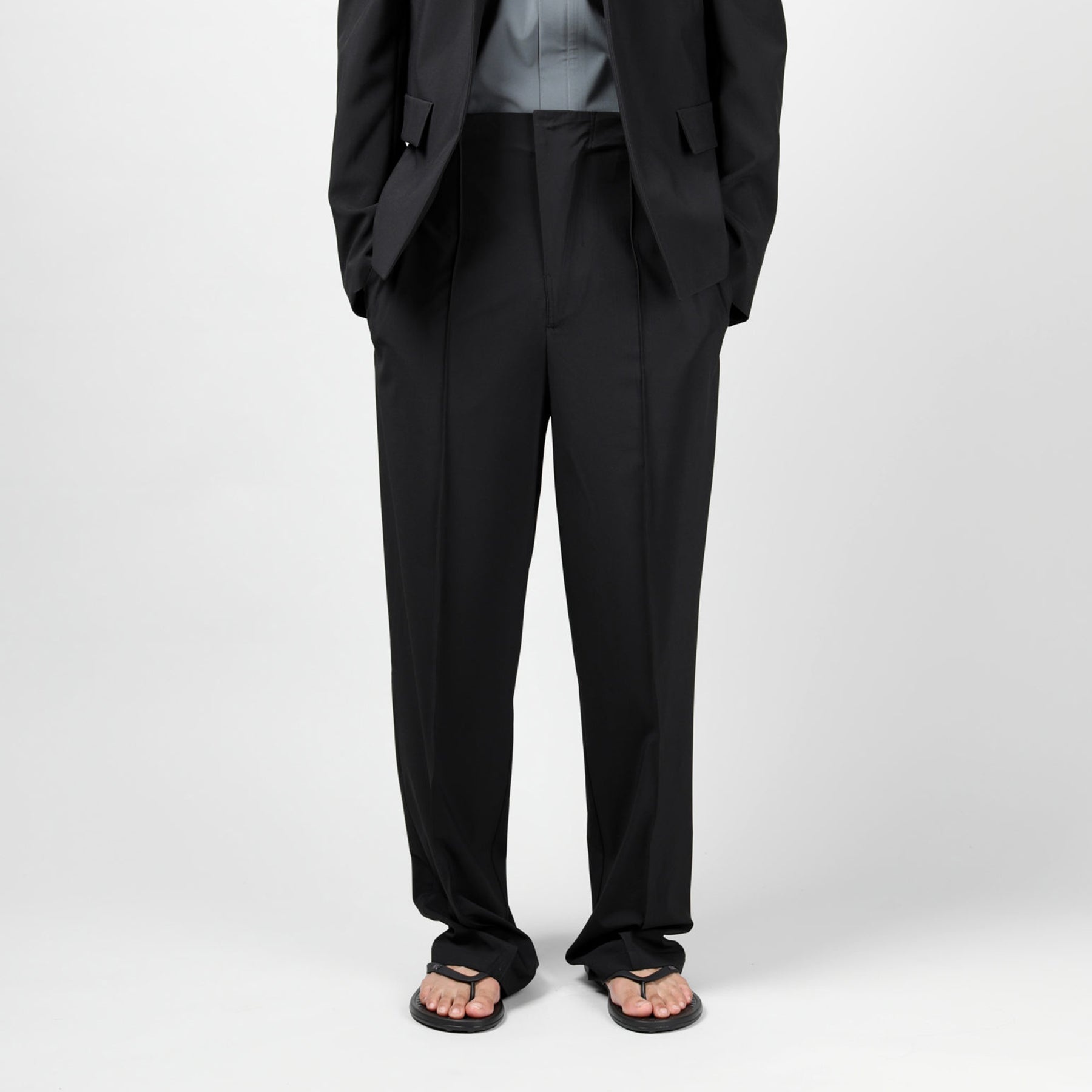 SUIT PANTS / BLK - 4