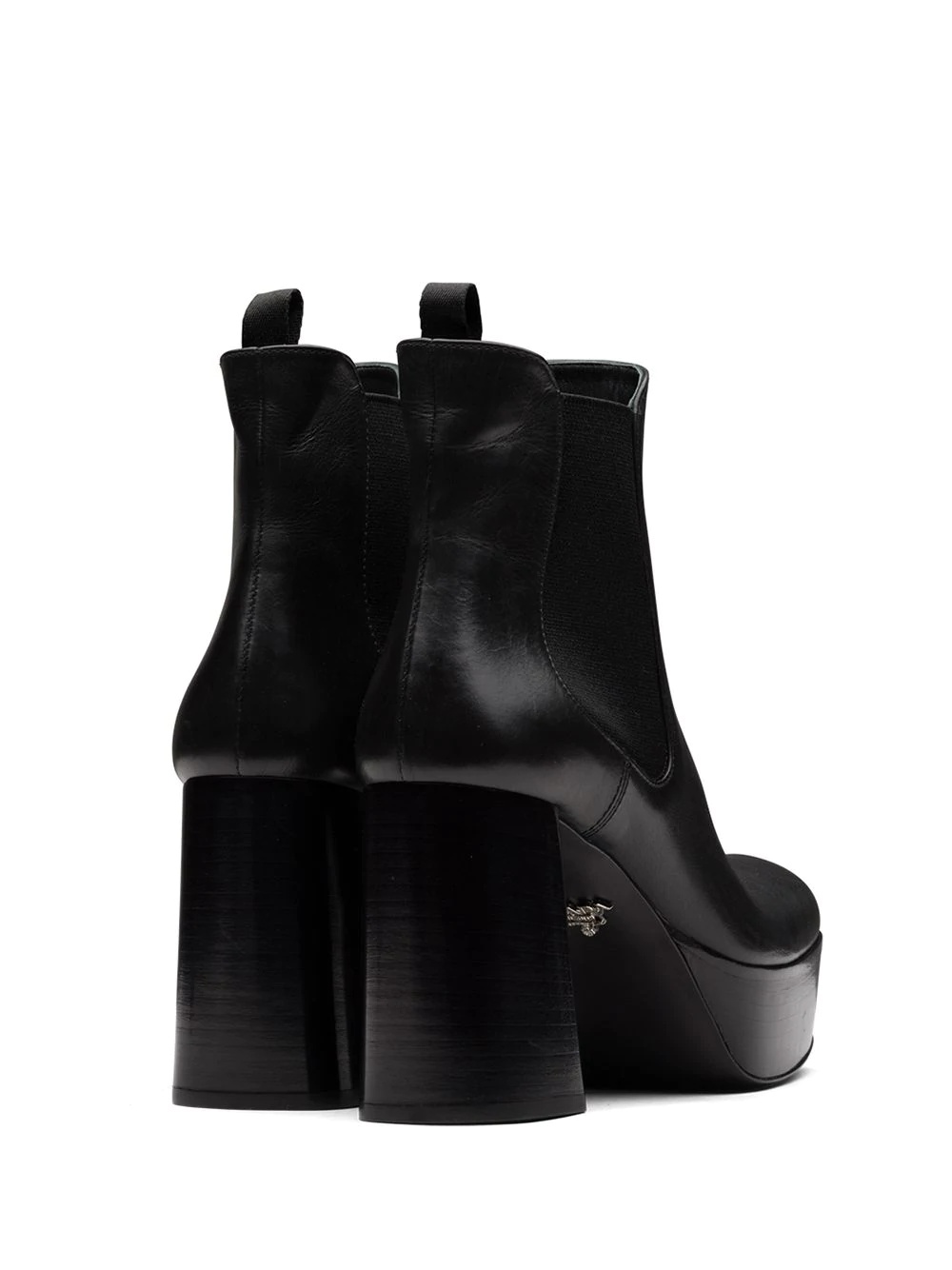 platform leather ankle boots - 3