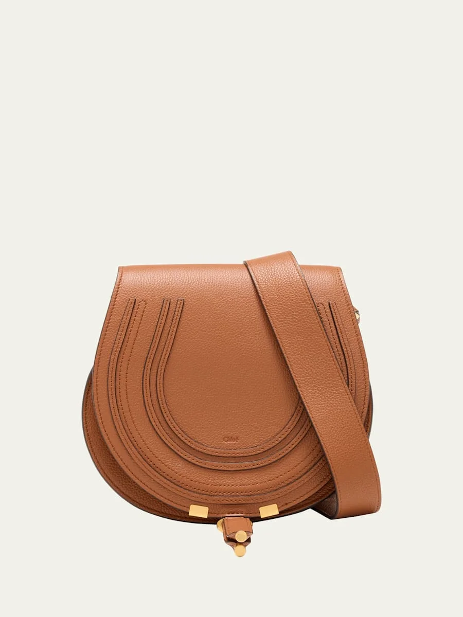 Marcie Medium Slim Crossbody Bag in Grained Calfskin - 1