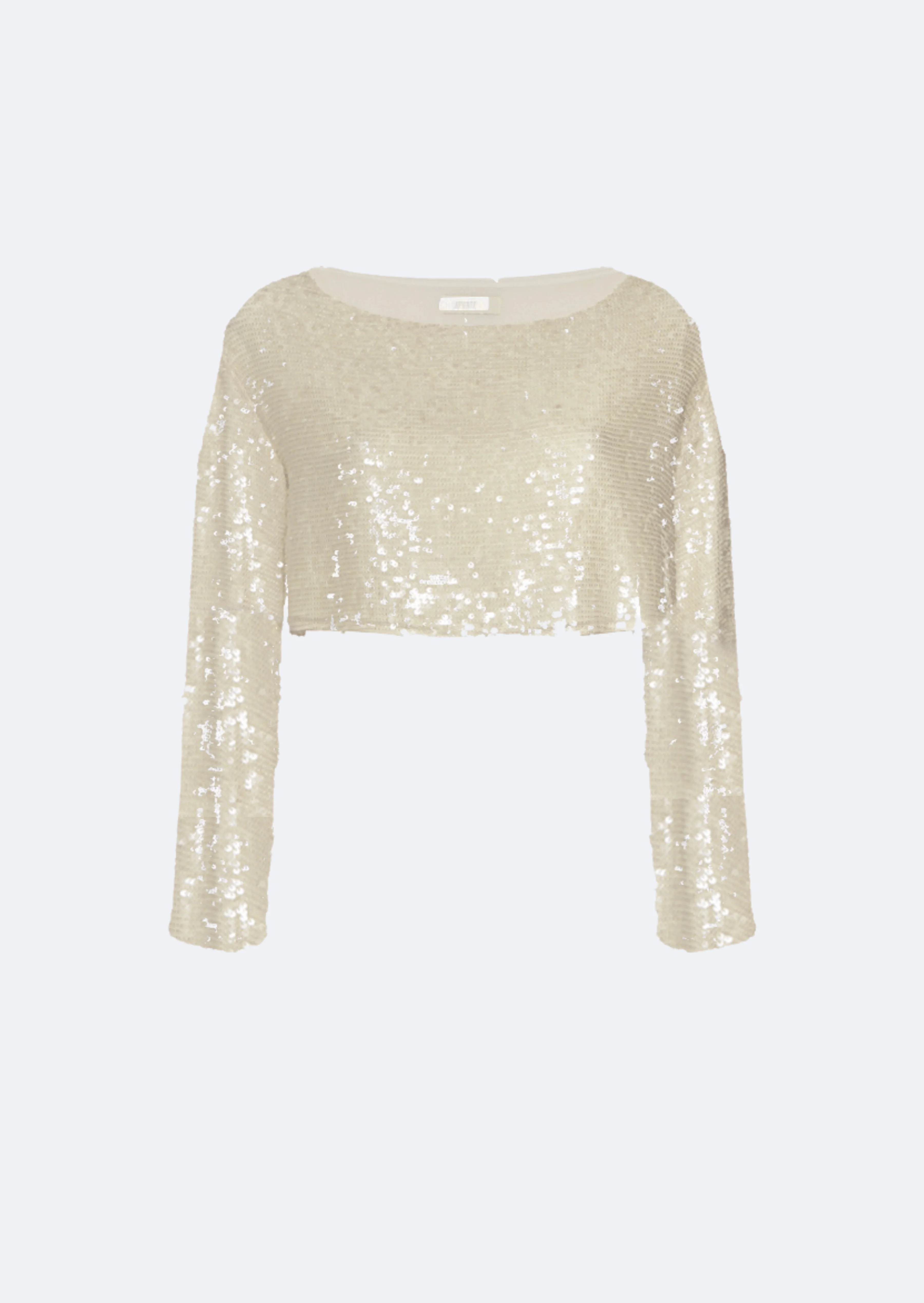 Sequin Cropped Top - 1