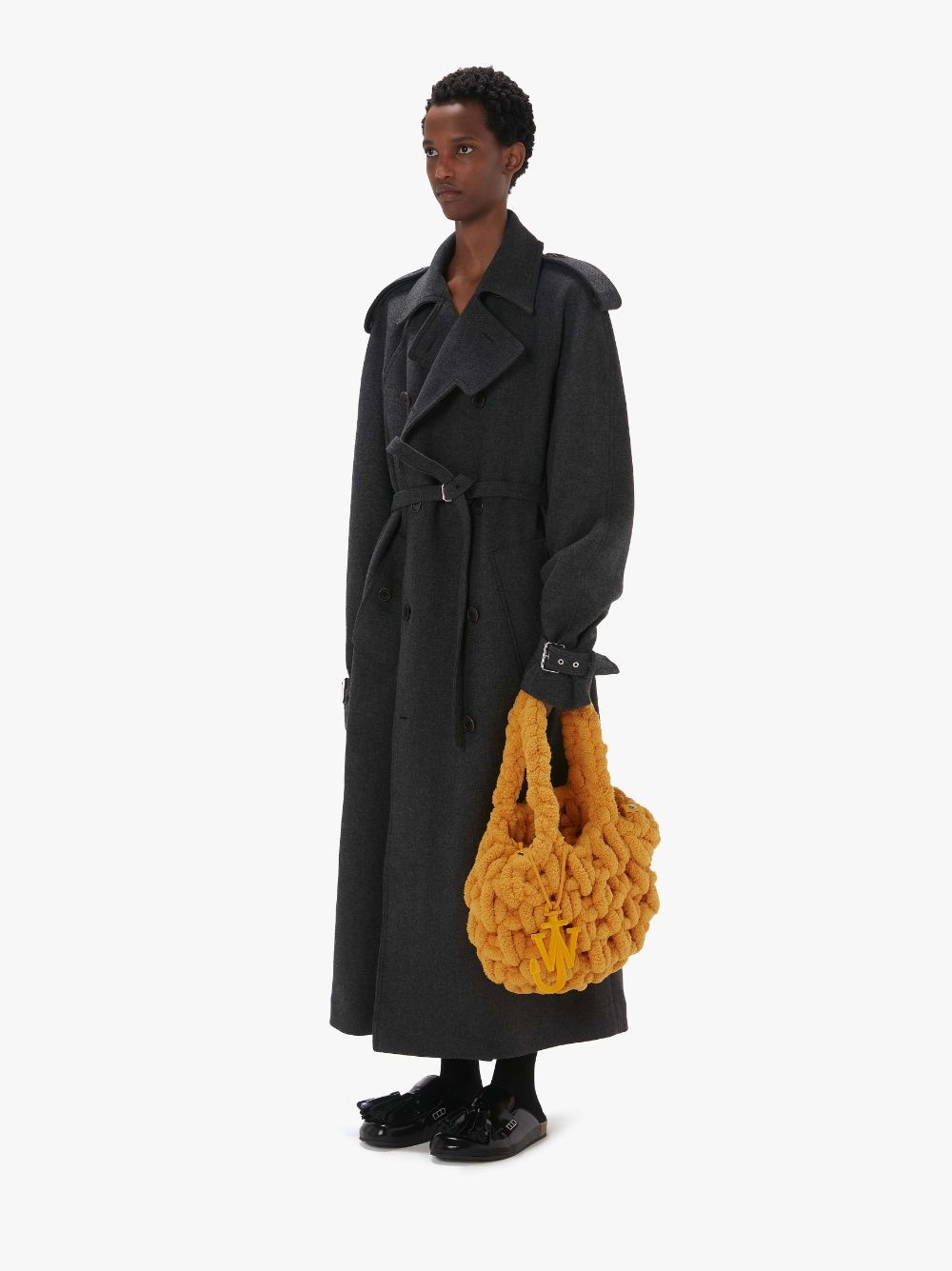SMALL BLANKET SHOPPER - CHENILLE SHOULDER BAG - 5