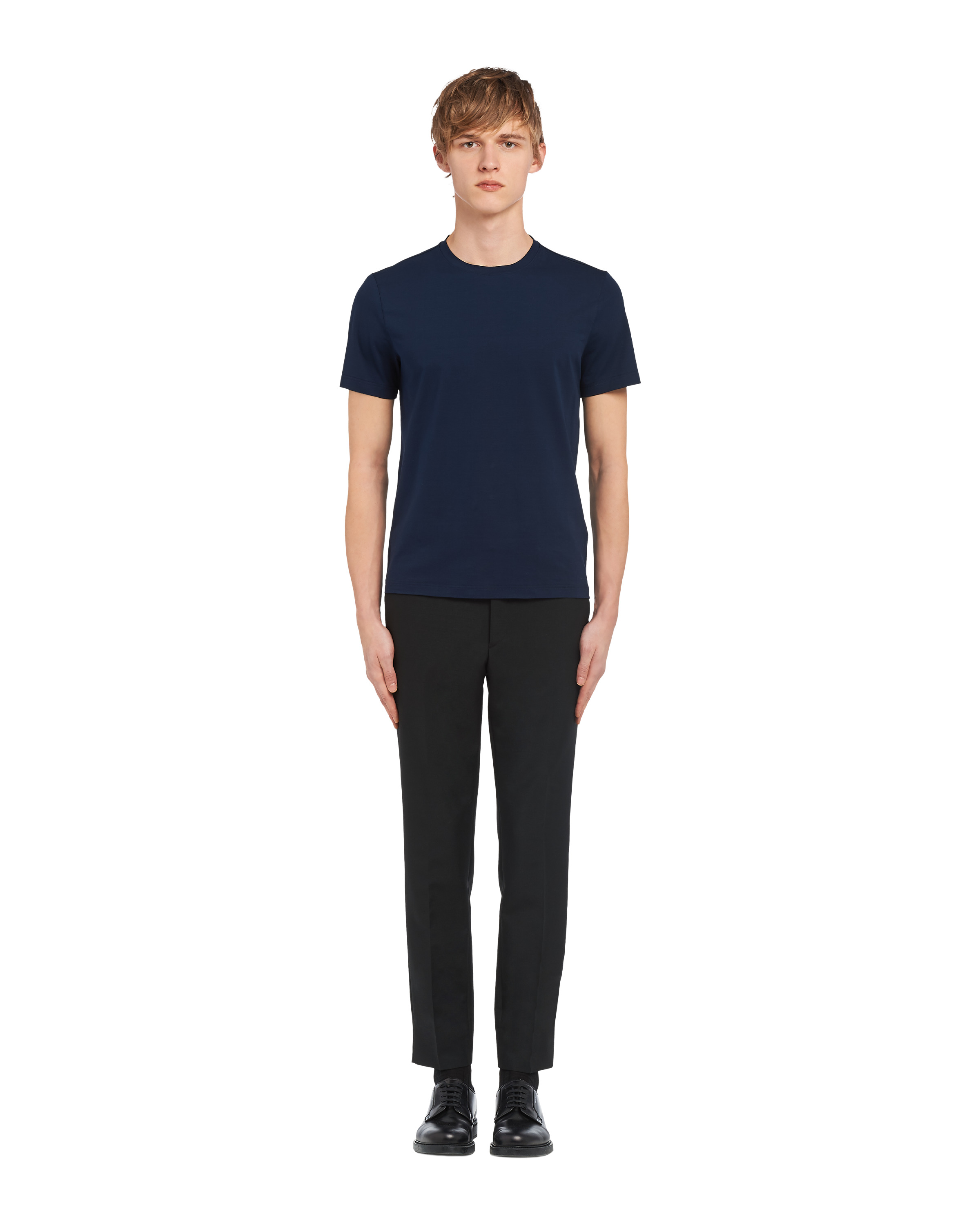 Stretch cotton T-shirt - 2