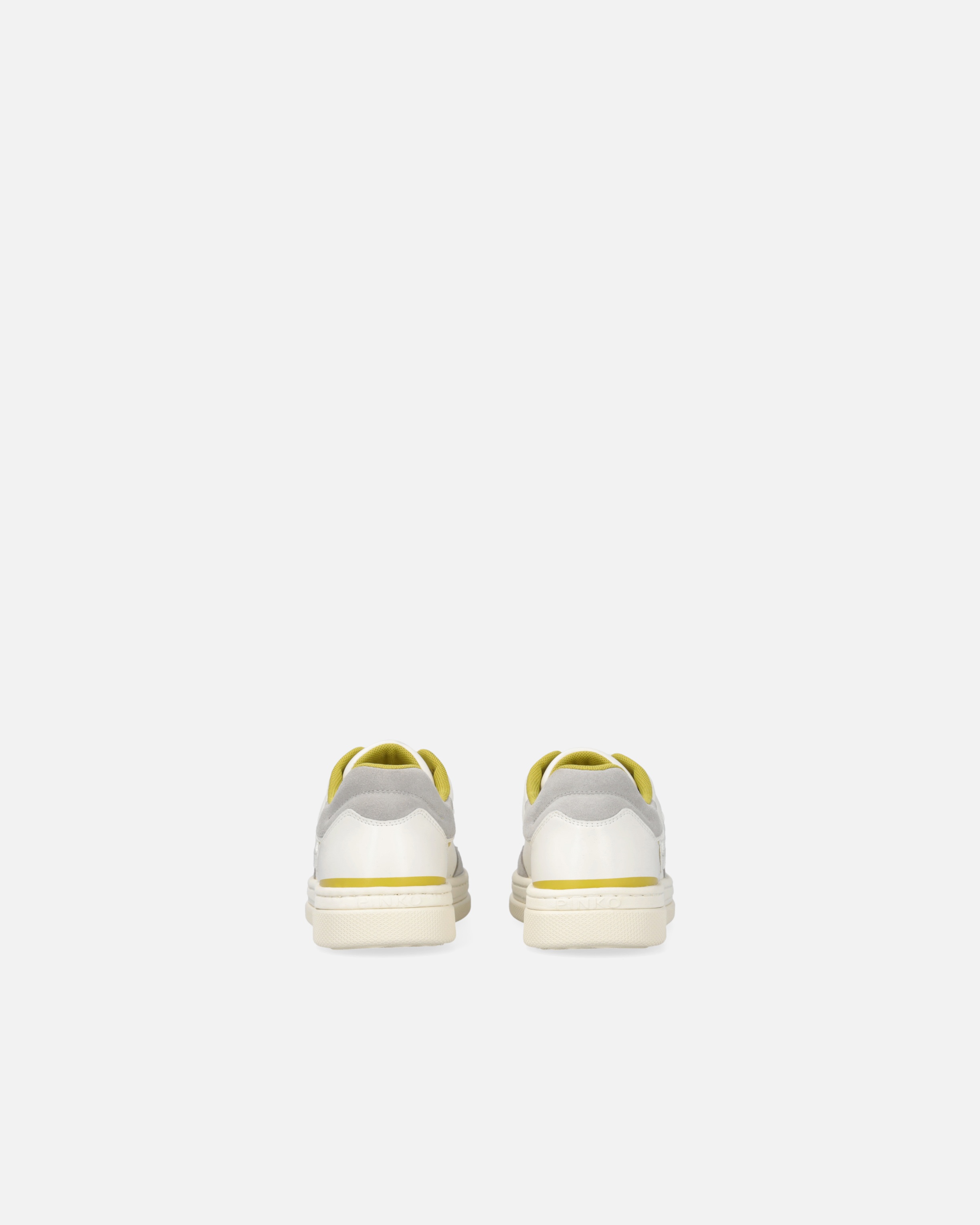 FLAT LEATHER SNEAKERS WITH EMBROIDERED LOGO - 8